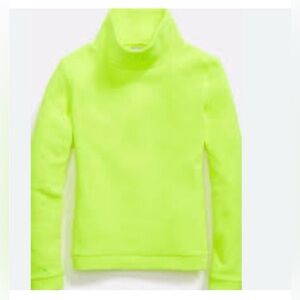 Dudley Stephens Neon Green Turtleneck Sweater